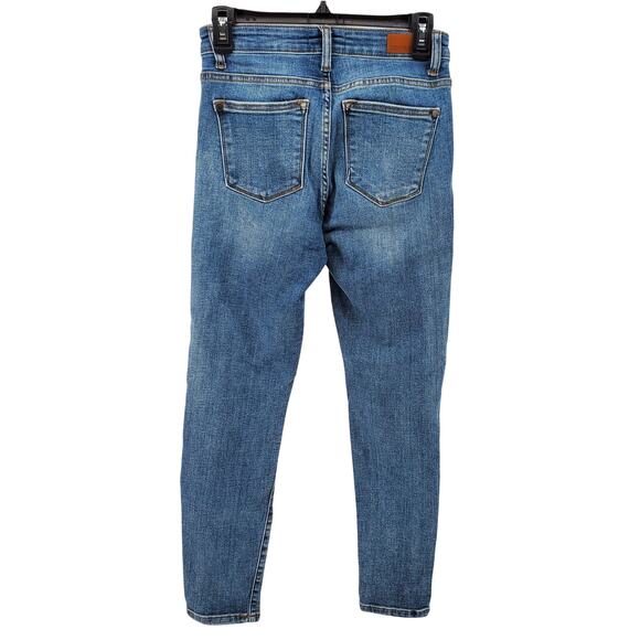 Judy Blue Jeans Slim Fit Distressed Patched Women's 3/26 JB82137MD‎ Pre-Owned - Picture 2 of 6